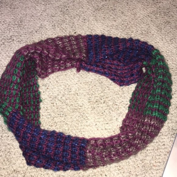 Multi-colored Sparkle Infinity Scarf - Picture 2 of 3
